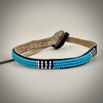 Armband light blue with white/dark blue