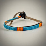 Armband light blue/yellow&orange