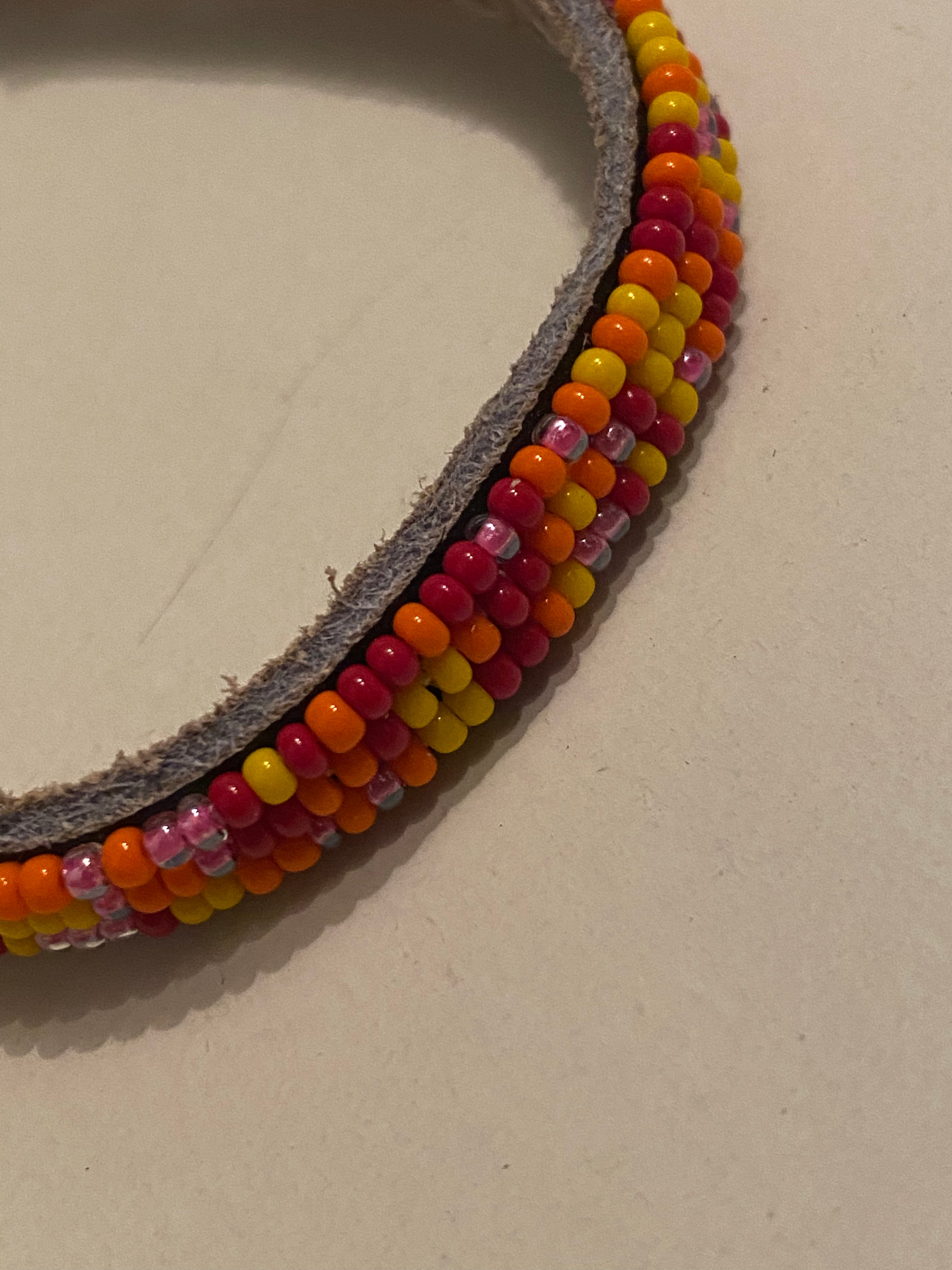 Armband Mixed colors yellow/orange/pink/red