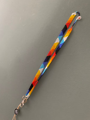 Schlüsselband aus Perlen - multicolor