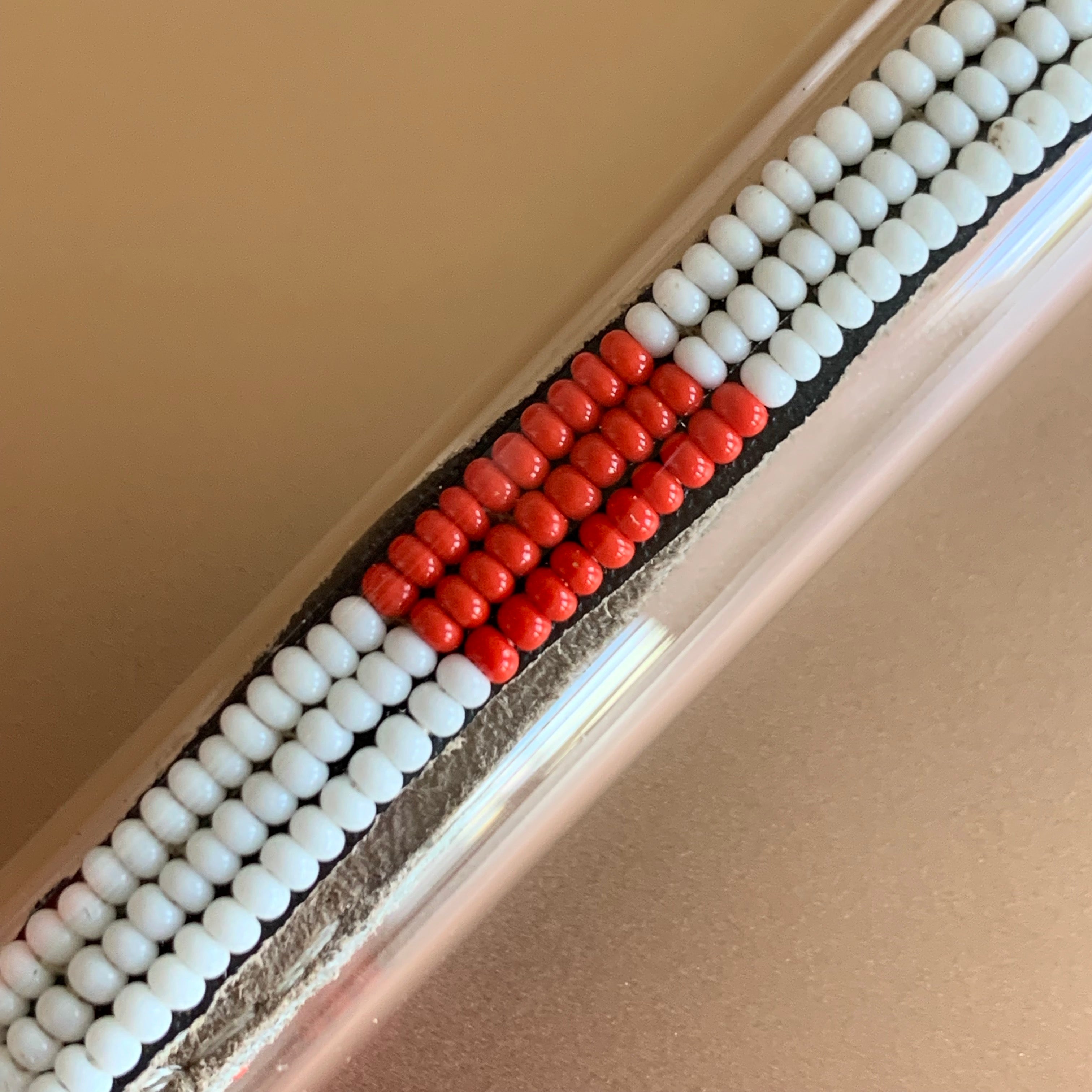 Armband white&red